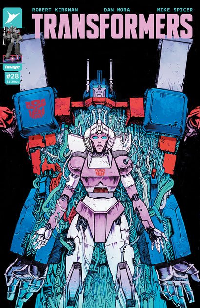 TRANSFORMERS #28 COVER B DANIEL WARREN JOHNSON & MIKE SPICER VARIANT