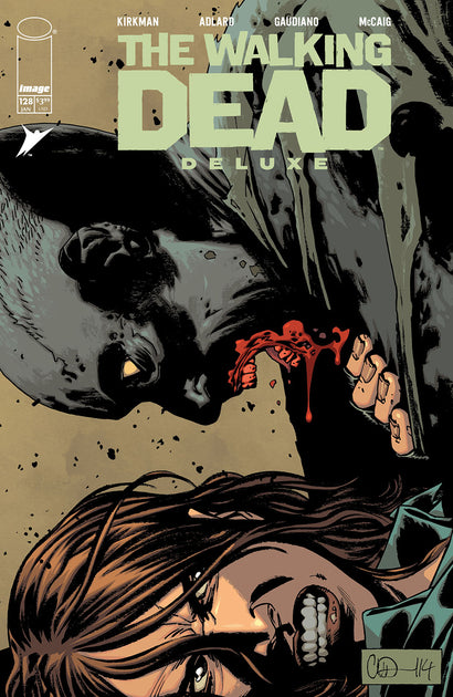 WALKING DEAD DELUXE #128 COVER B CHARLIE ADLARD & DAVE MCCAIG VARIANT