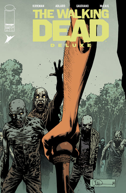 WALKING DEAD DELUXE #129 COVER B CHARLIE ADLARD & DAVE MCCAIG VARIANT