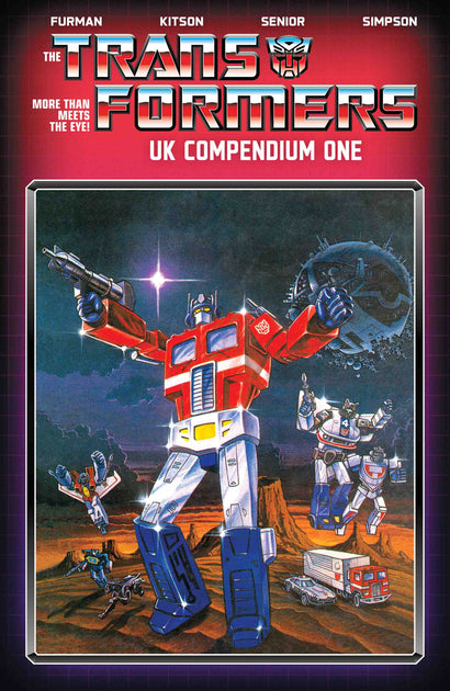 TRANSFORMERS UK COMPENDIUM TRADE PAPERBACK DIRECT MARKET EXCLUSIVE BOOK 01 JOHN HIGGINS CVR