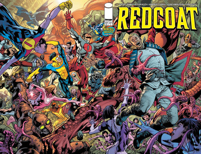REDCOAT #17 COVER D BRYAN HITCH & BRAD ANDERSON INVINCIBLE TEAM UP WRAPAROUND VARIANT