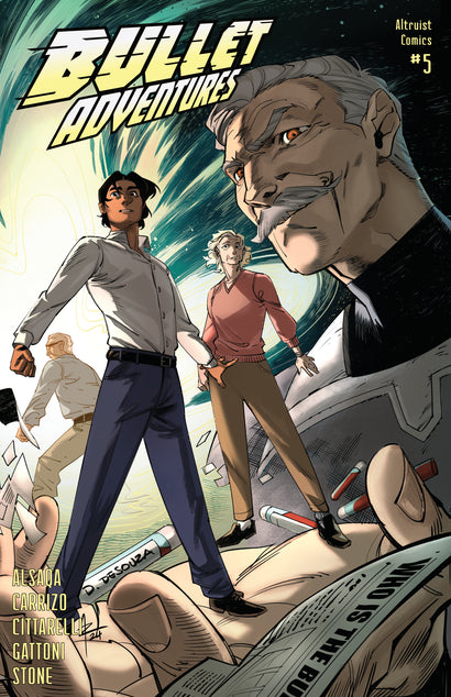 BULLET ADVENTURES #5 COVER B ANDRE RISSO FRANCESCA CITTARELLI VARIANT