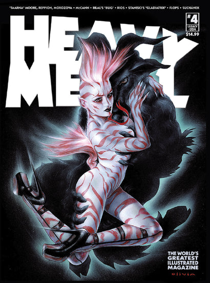 HEAVY METAL MAGAZINE #4 COVER A OLIVIA DE BERARDINIS