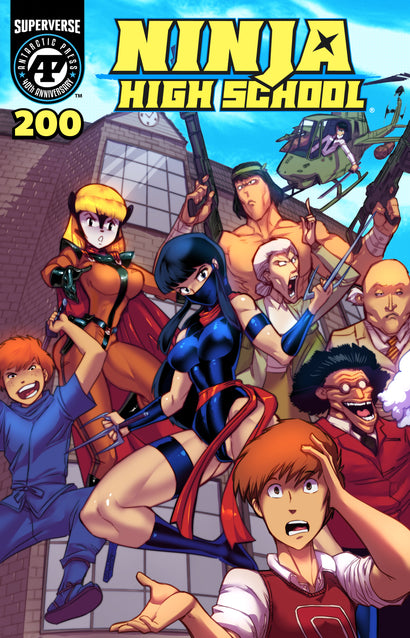 NINJA HIGH SCHOOL #200 COVER B FRED PERRY VARIANT