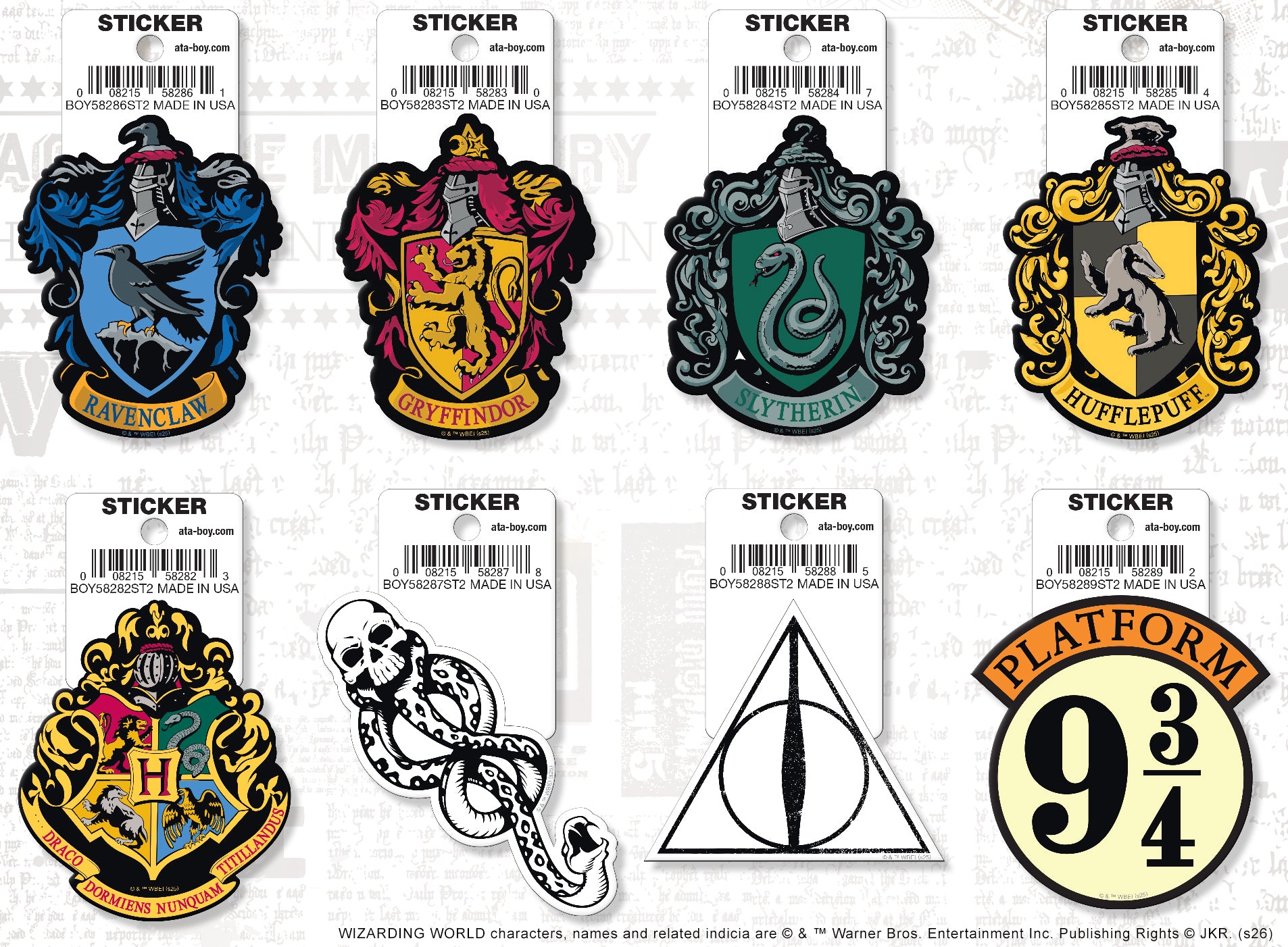 HARRY POTTER 24 STICKER PACK