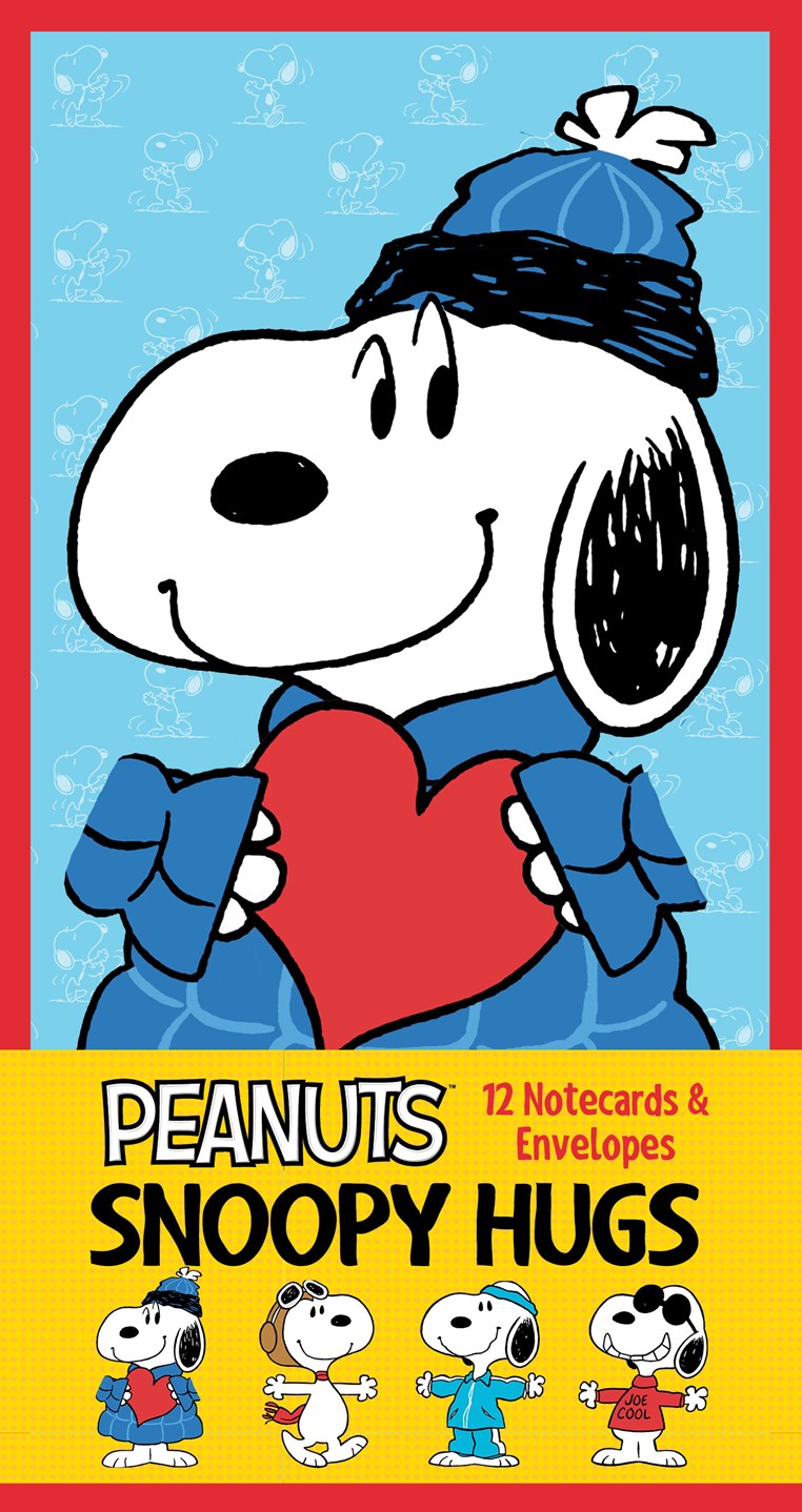 PEANUTS SNOOPY HUGS NOTECARDS 12 NOTECARDS AND ENVELOPES