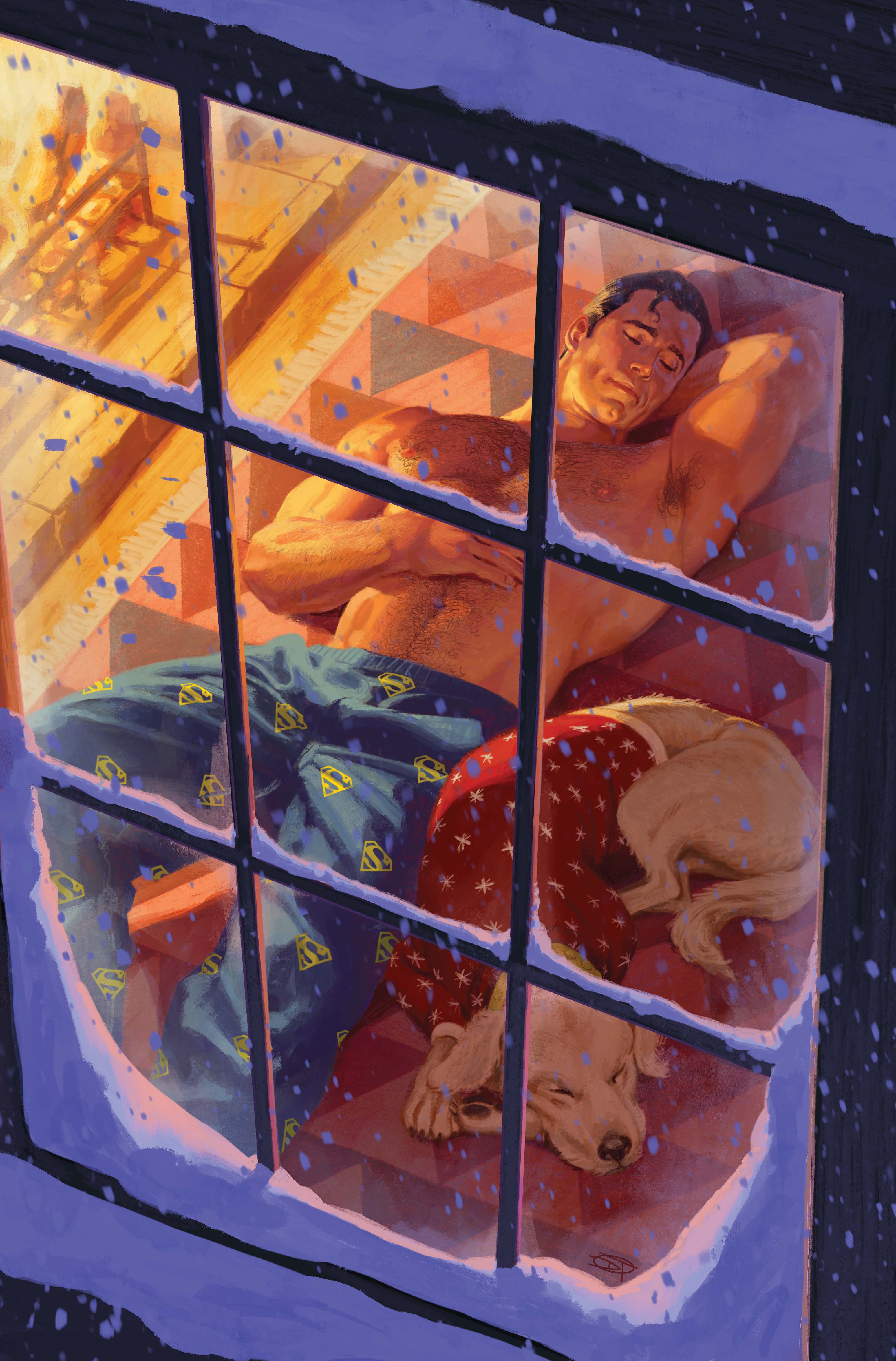 SUPERMAN #46 CVR F DAVID TALASKI SWEATER WEATHER CARD STOCK VAR