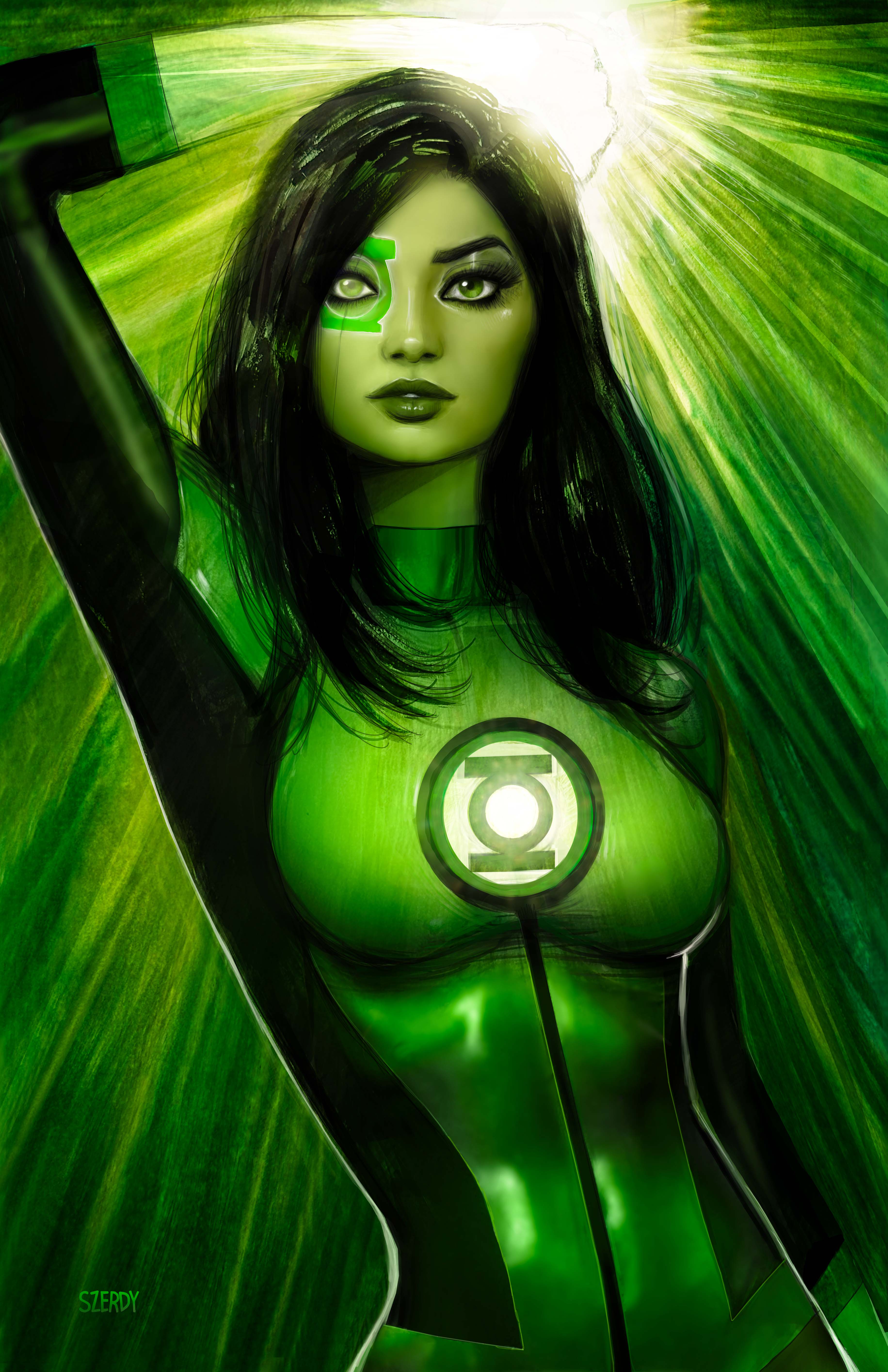 GREEN LANTERN CORPS #24 CVR B NATHAN SZERDY CARD STOCK VAR (GREEN LANTERN FIRST LIGHT)