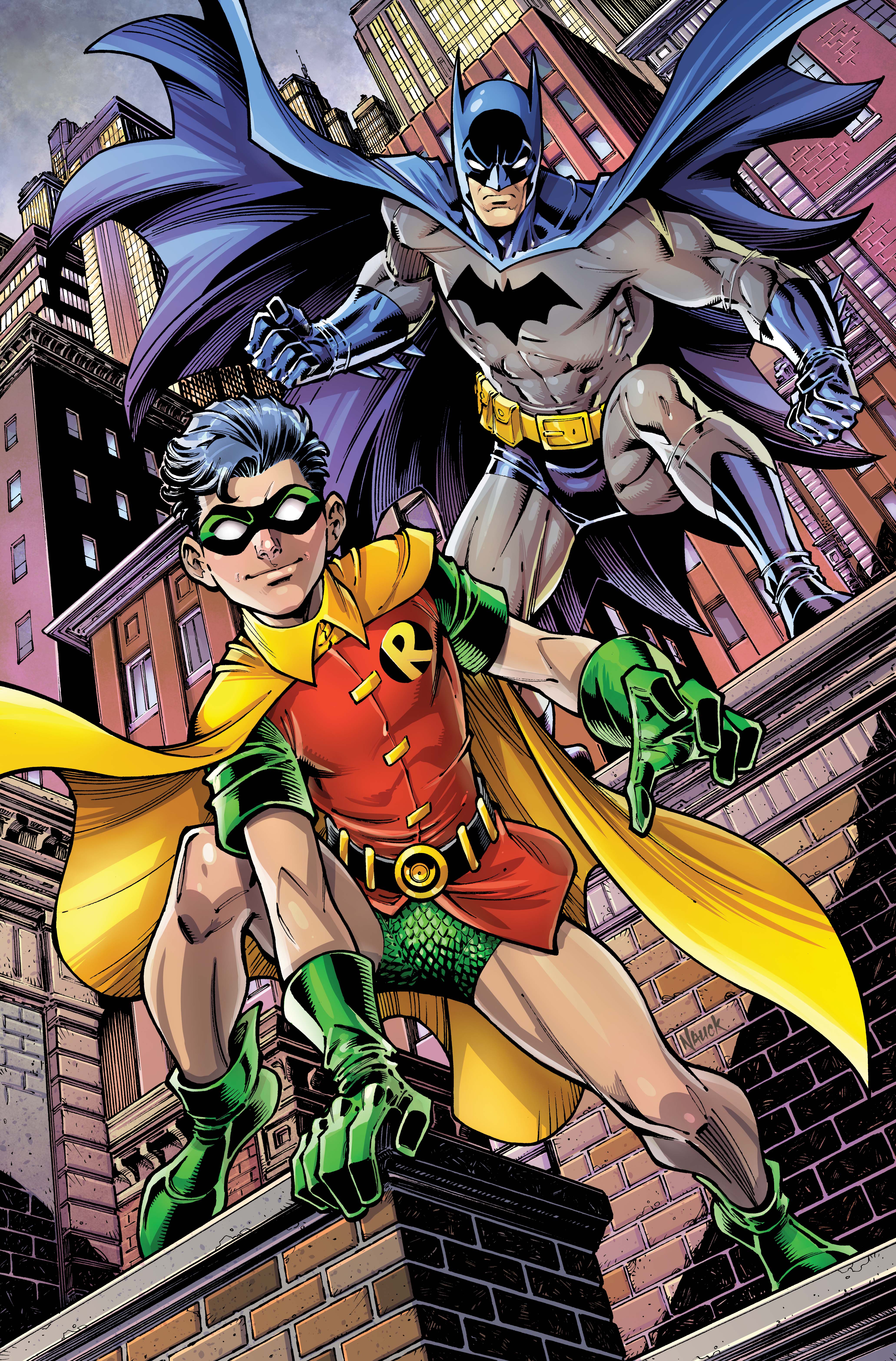 BATMAN & ROBIN YEAR ONE DYNAMIC DUOS #6 (OF 12) CVR D TODD NAUCK CARD STOCK VAR