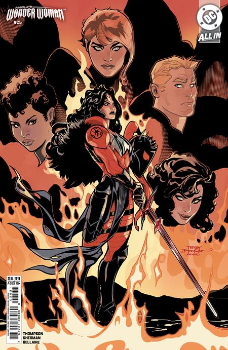 DF ABSOLUTE WONDER WOMAN #25 VARIANT SIGNED BY TERRY & RACHEL DODSON