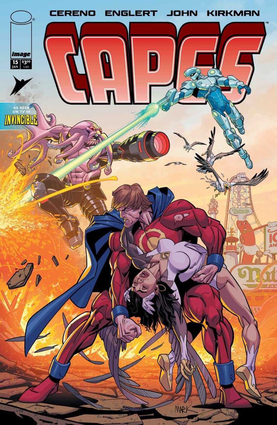 INVINCIBLE UNIVERSE CAPES #15 CVR A MARK ENGLERT