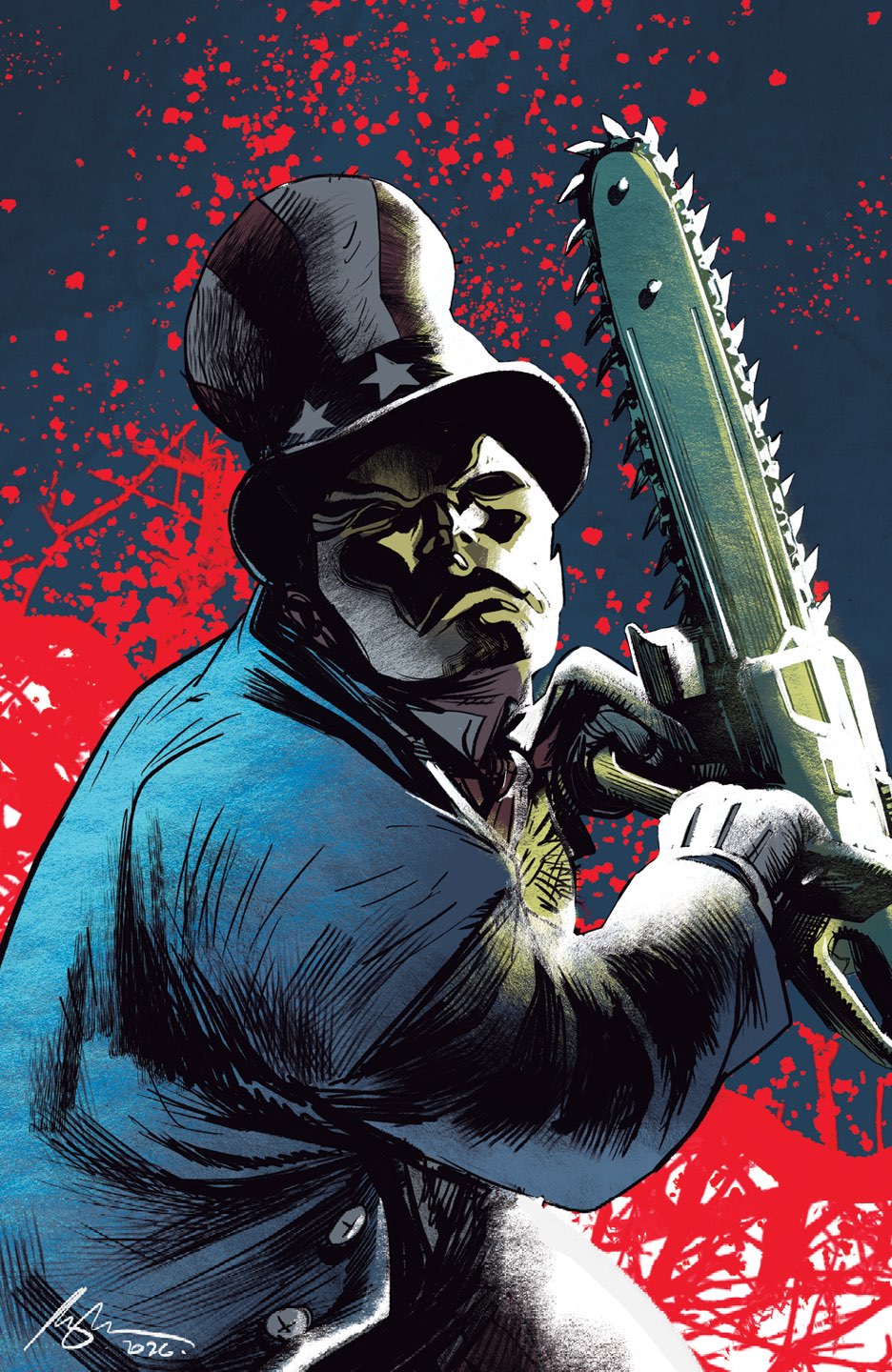 EXQUISITE CORPSES LONE GUNMAN #3 (OF 5) CVR B RAFAEL ALBUQUERQUE VIRGIN VAR