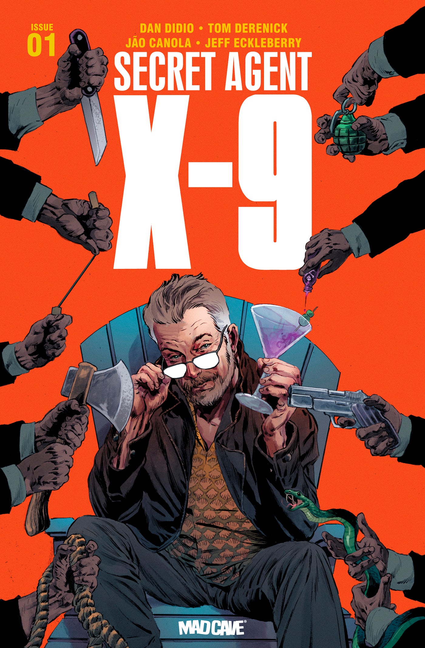SECRET AGENT X9 #1 CVR A MIKE PERKINS
