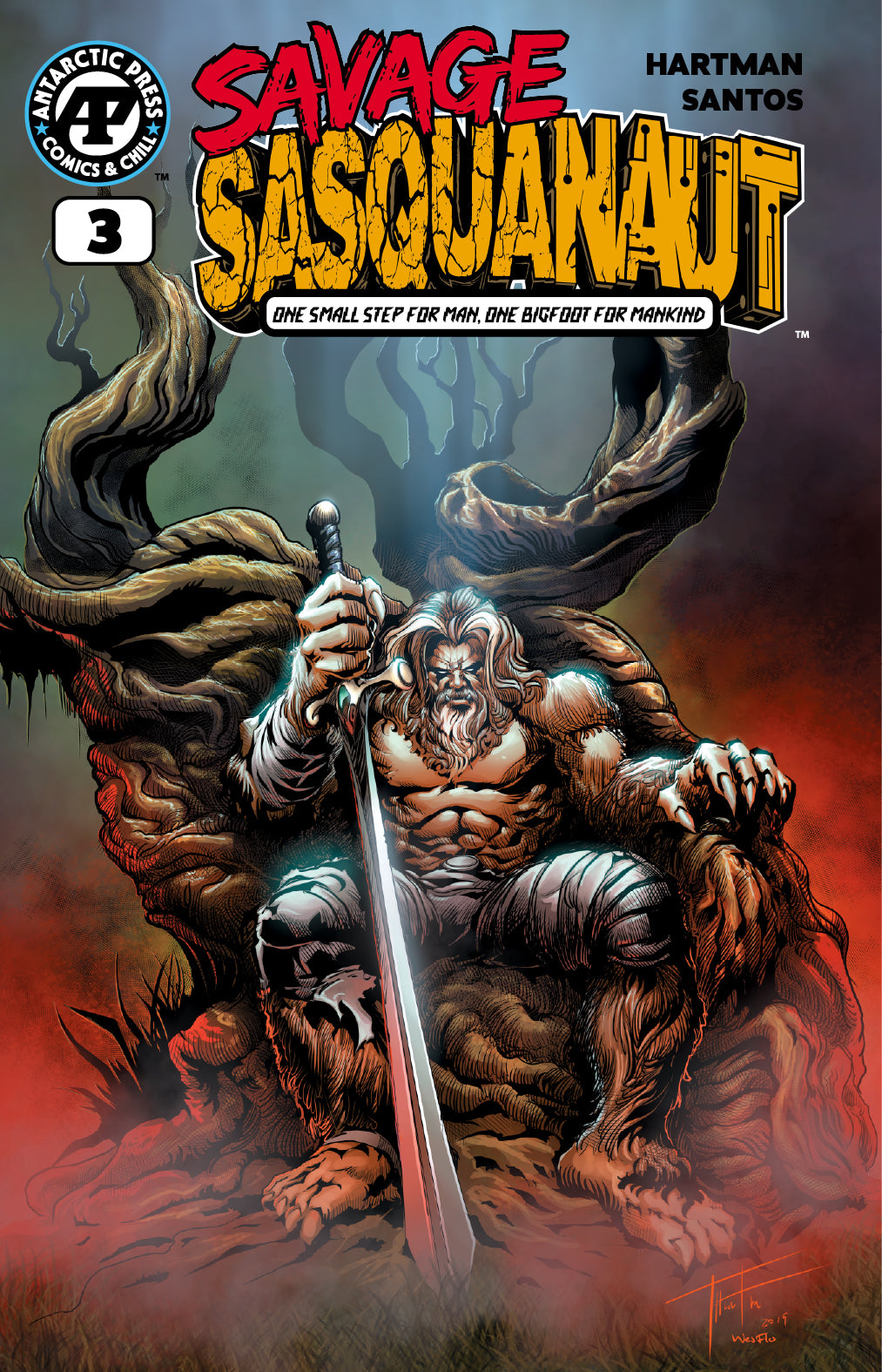 SAVAGE SASQUANAUT #3 CVR B ROD THORNTON VAR