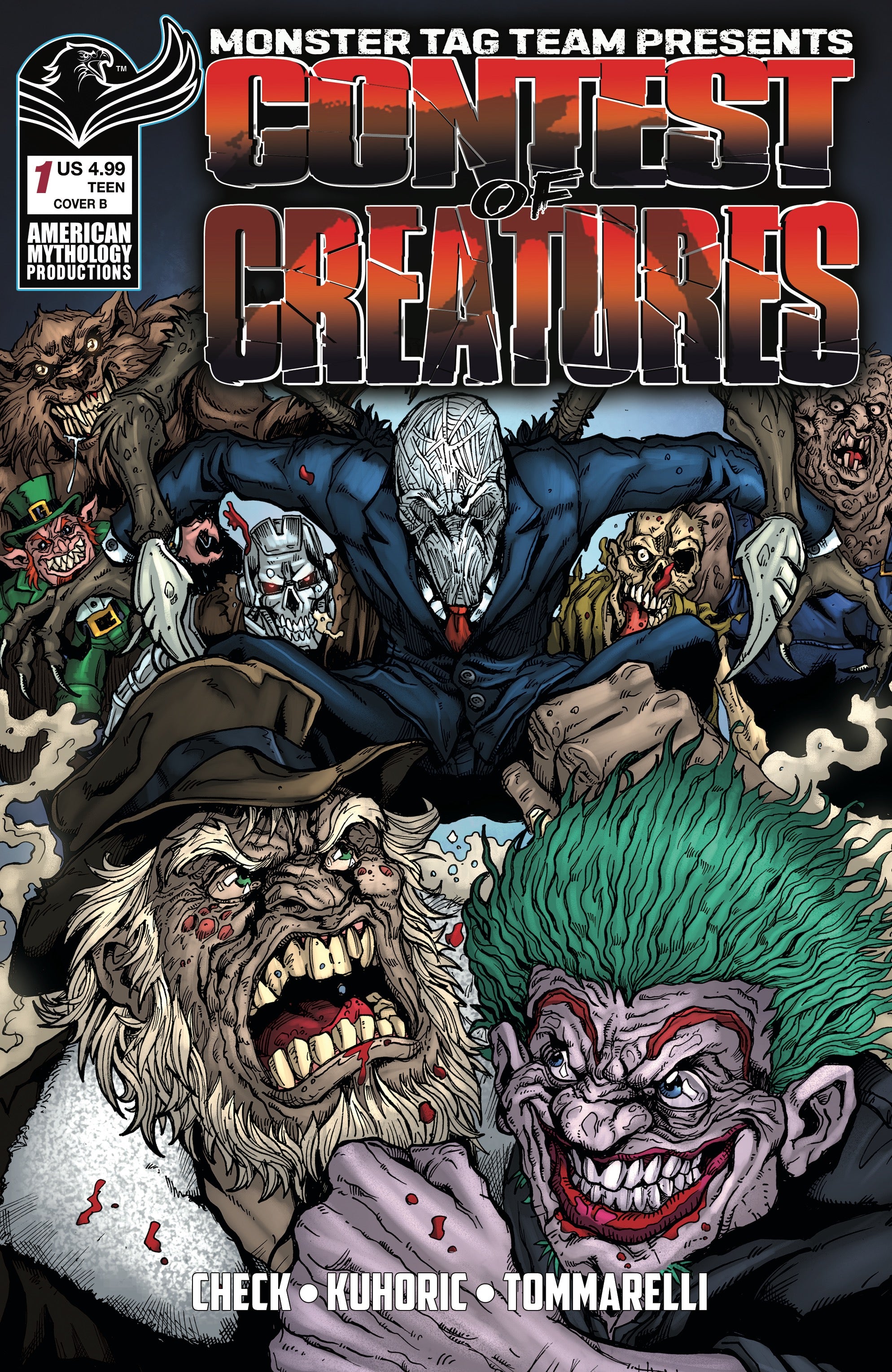 CONTEST OF CREATURES #1 CVR B PUIS CALZADA VAR