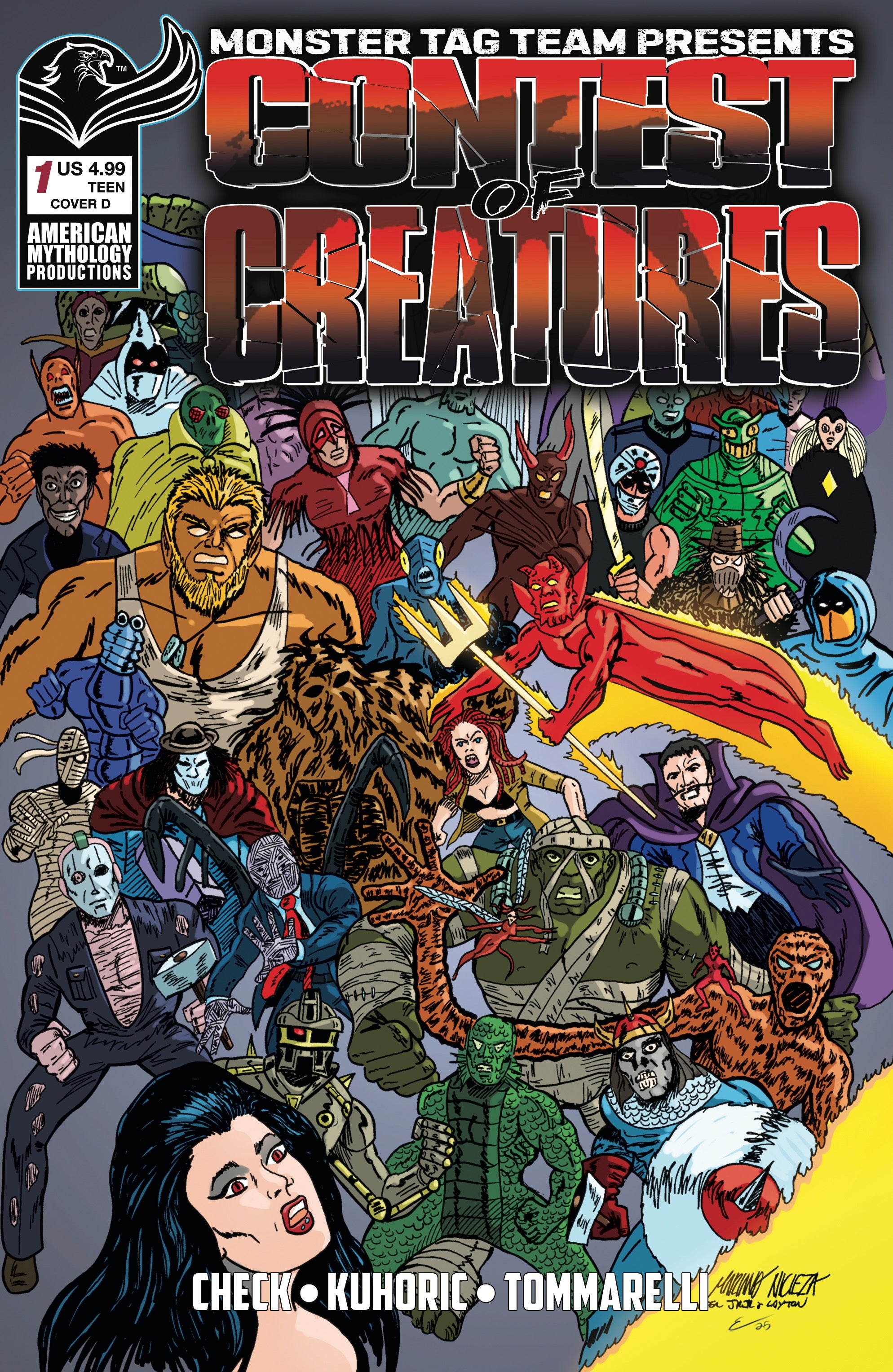 CONTEST OF CREATURES #1 CVR D MARIANO NICIEZA HOMAGE VAR