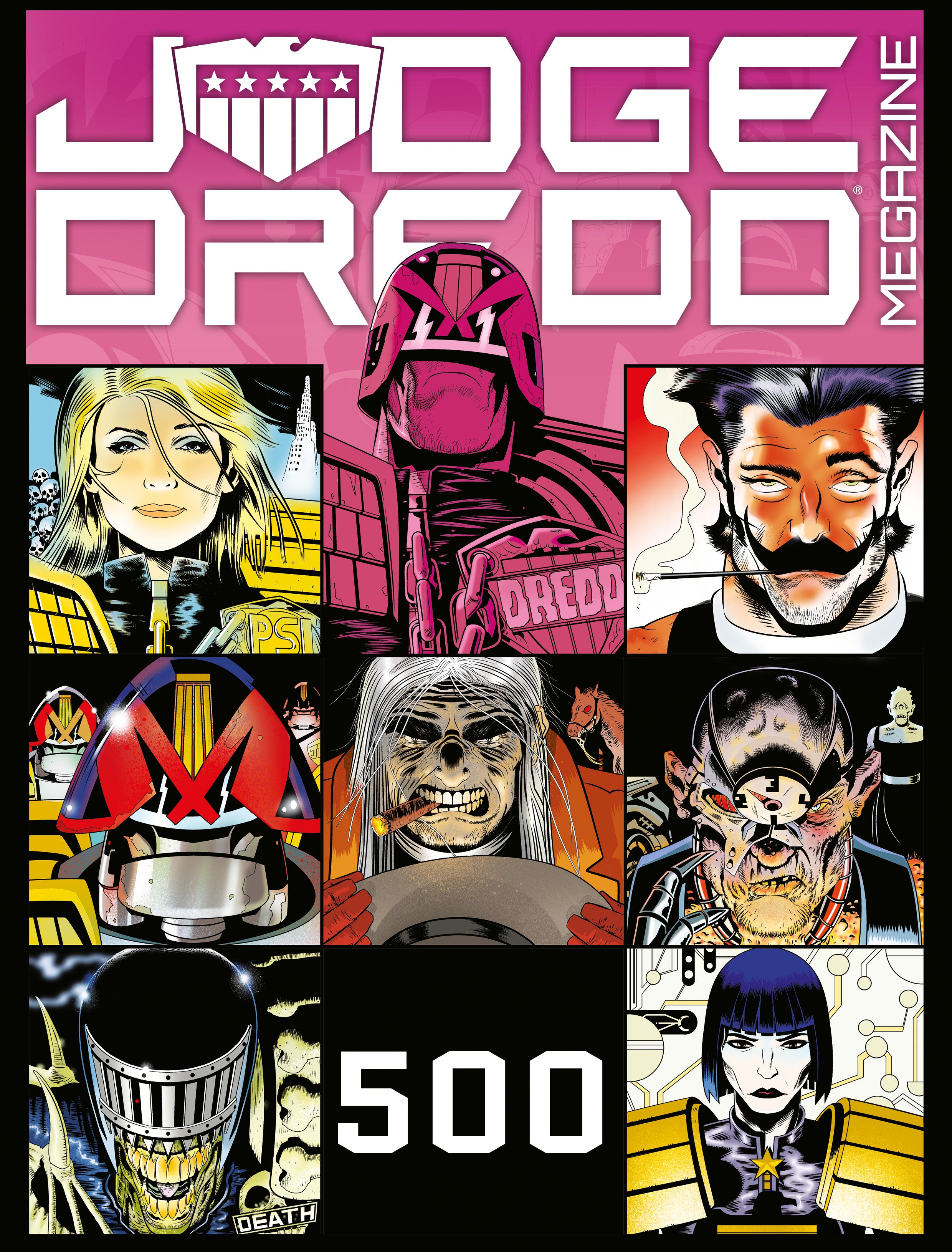 JUDGE DREDD MEGAZINE #500 CVR A STEWART K MOORE