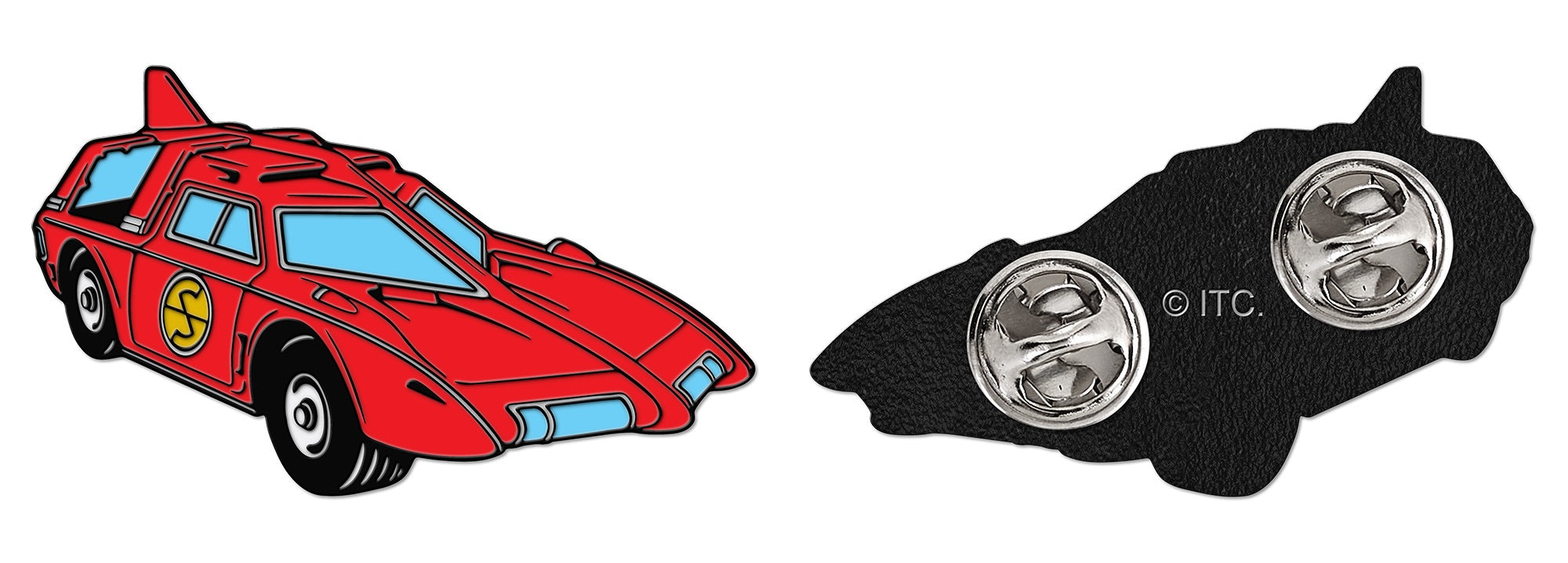CAPTAIN SCARLET SPECTRUM PATROL CAR ENAMEL PIN BADGE