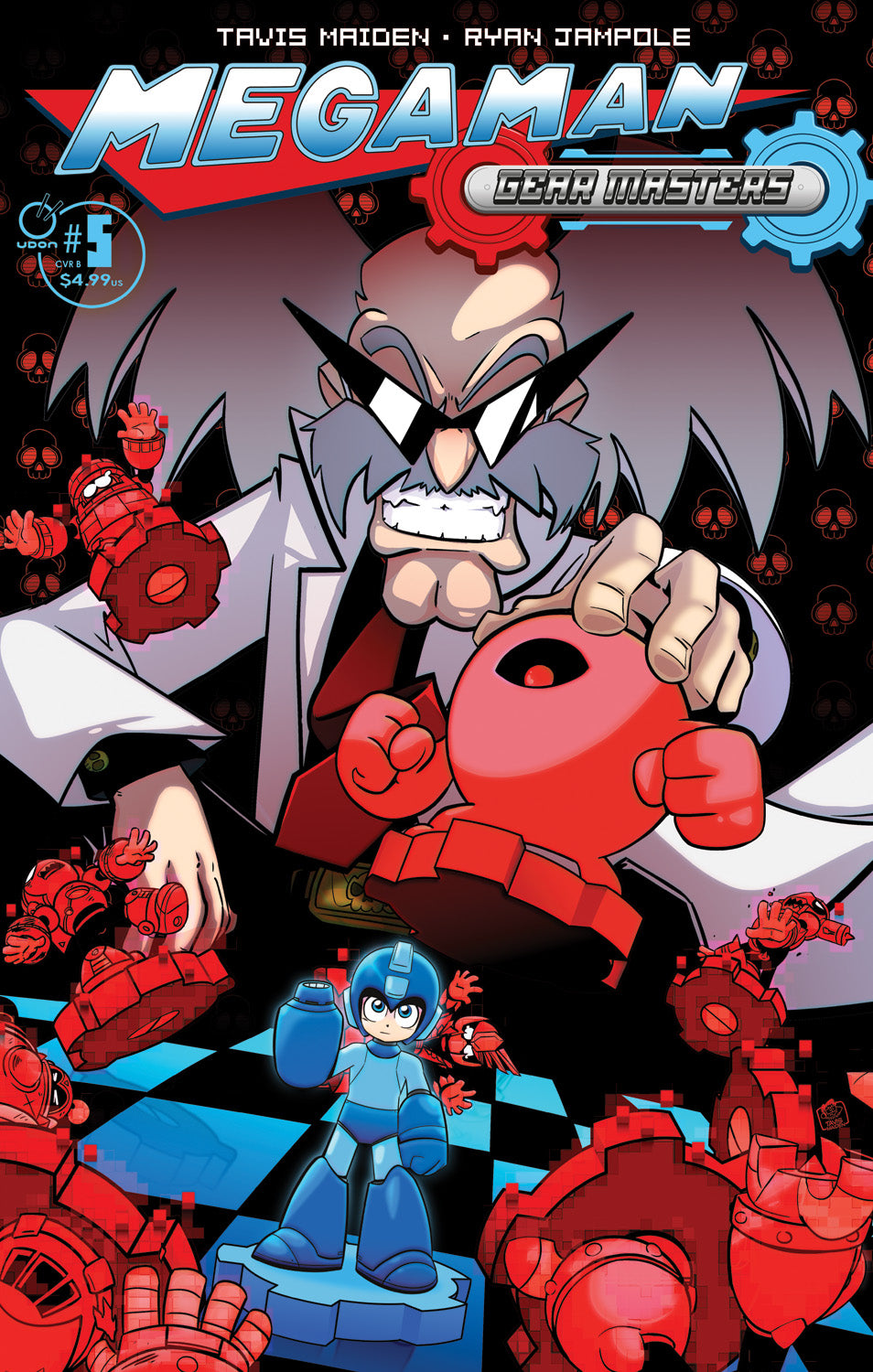 MEGA MAN GEAR MASTERS #5 (OF 5) CVR B TAVIS MAIDEN VAR