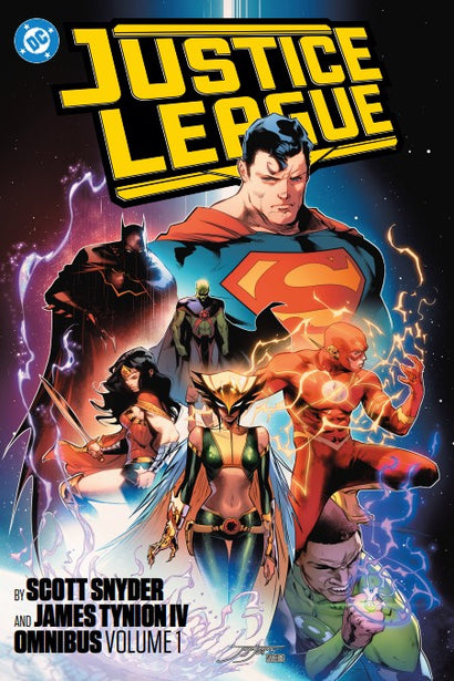 JUSTICE LEAGUE BY SCOTT SNYDER AND JAMES TYNION IV OMNIBUS HARDCOVER VOL 01