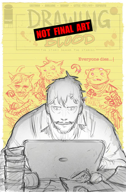 DRAWING BLOOD #10 COVER B BEN BISHOP VARIANT