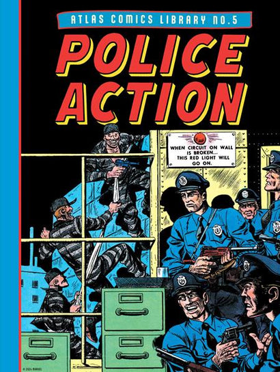ATLAS COMICS LIBRARY HARDCOVER NO 5 POLICE ACTION