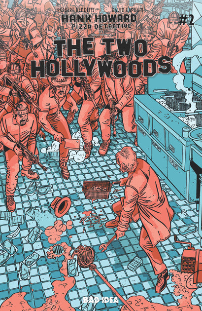HANK HOWARD PIZZA DETECTIVE THE TWO HOLLYWOODS #2 COVER B DAVID LAPHAM VARIANT