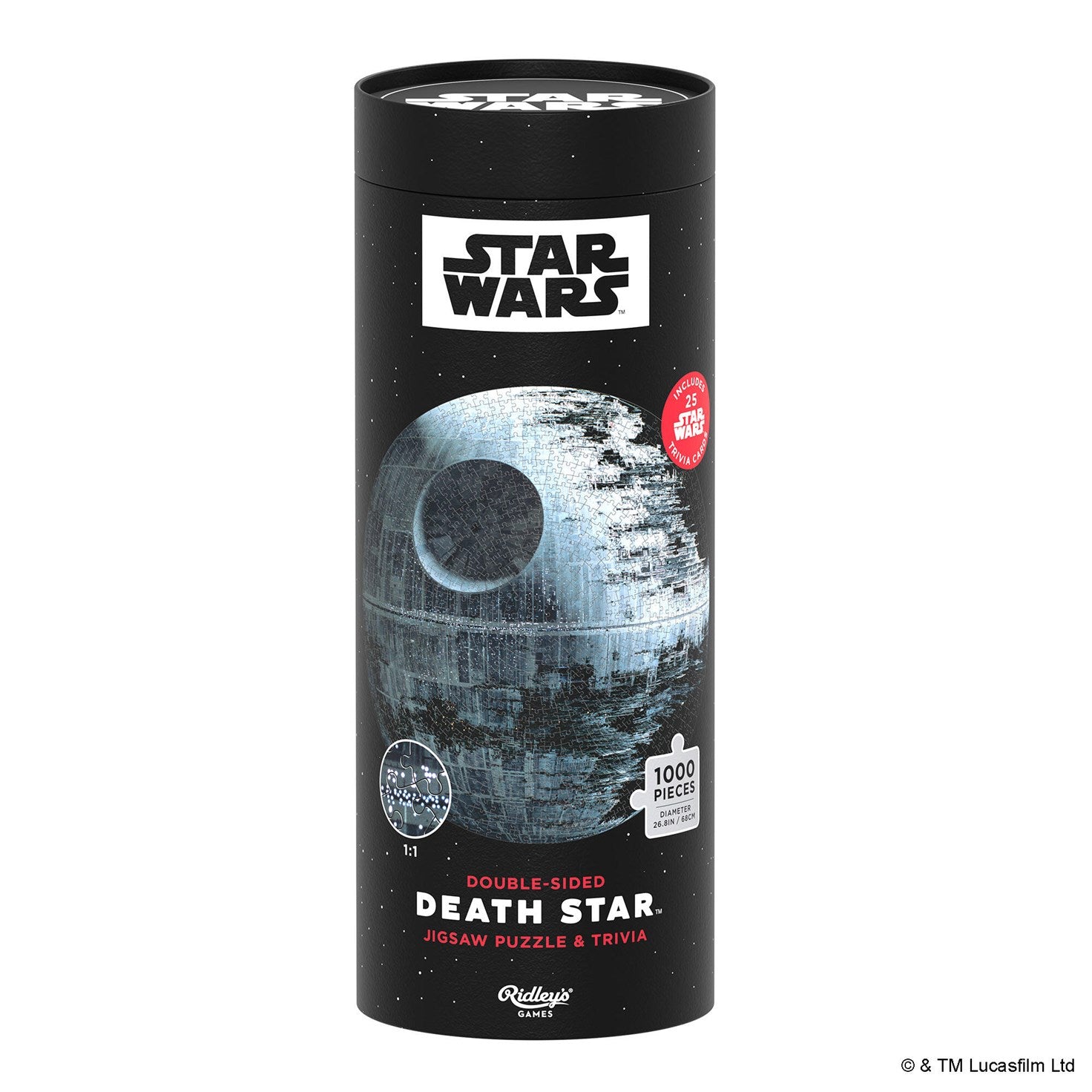 STAR WARS DEATH STAR JIGSAW PUZZLE AND TRIVIA