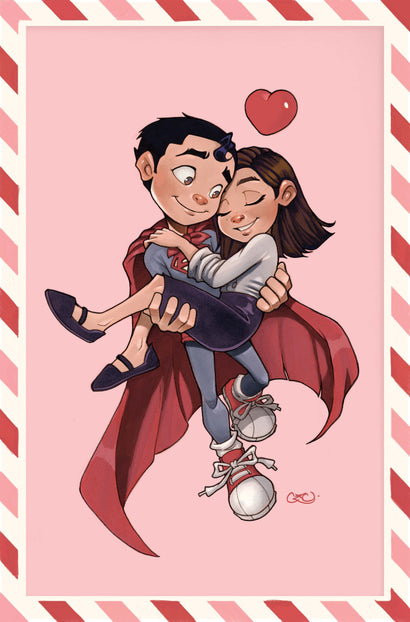 SUPERMAN #35 COVER F CHRISSIE ZULLO VALENTINES DAY CARD STOCK VARIANT (DC K.O.)