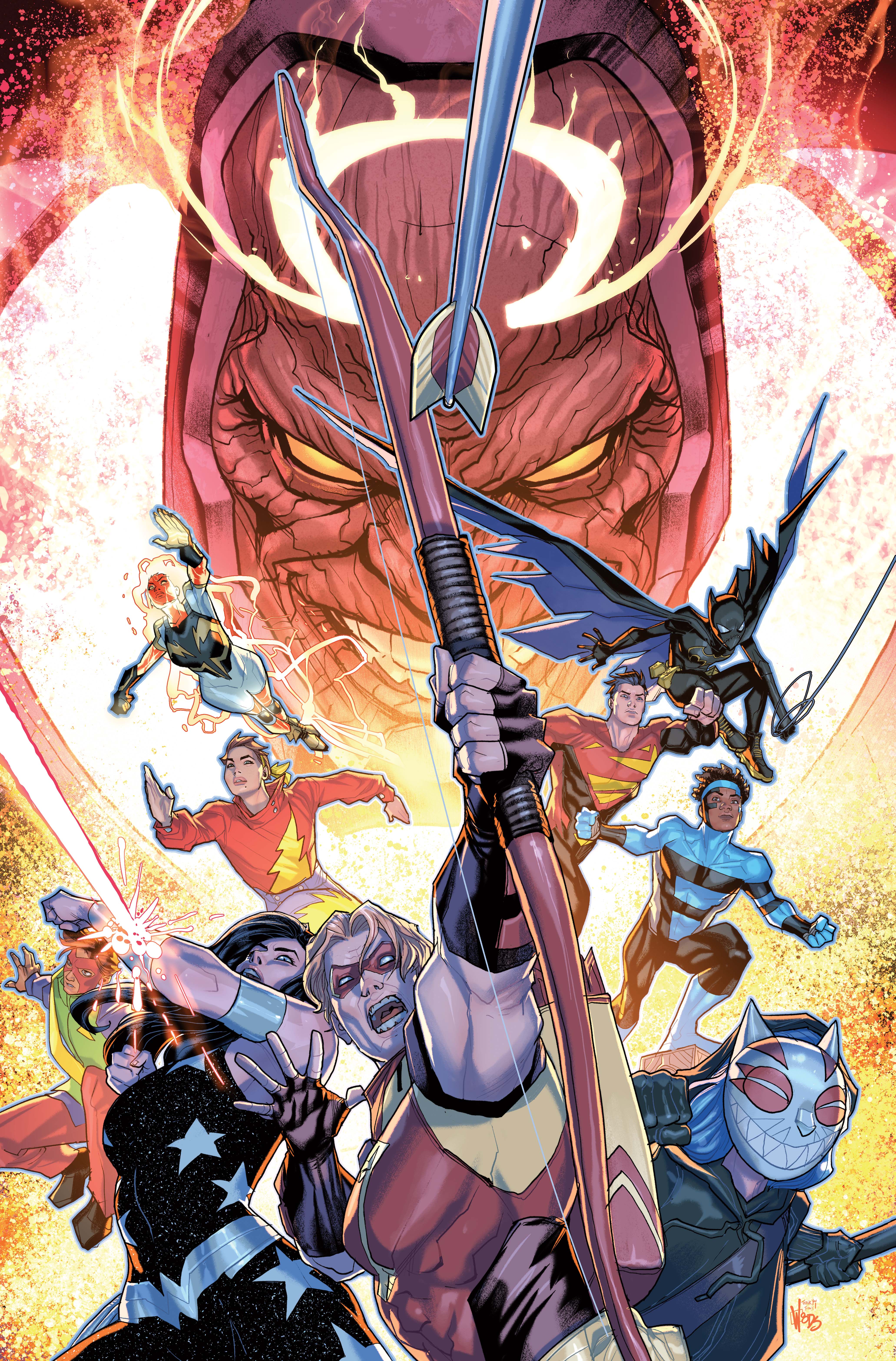 TITANS #32 COVER A PETE WOODS (DC K.O.)