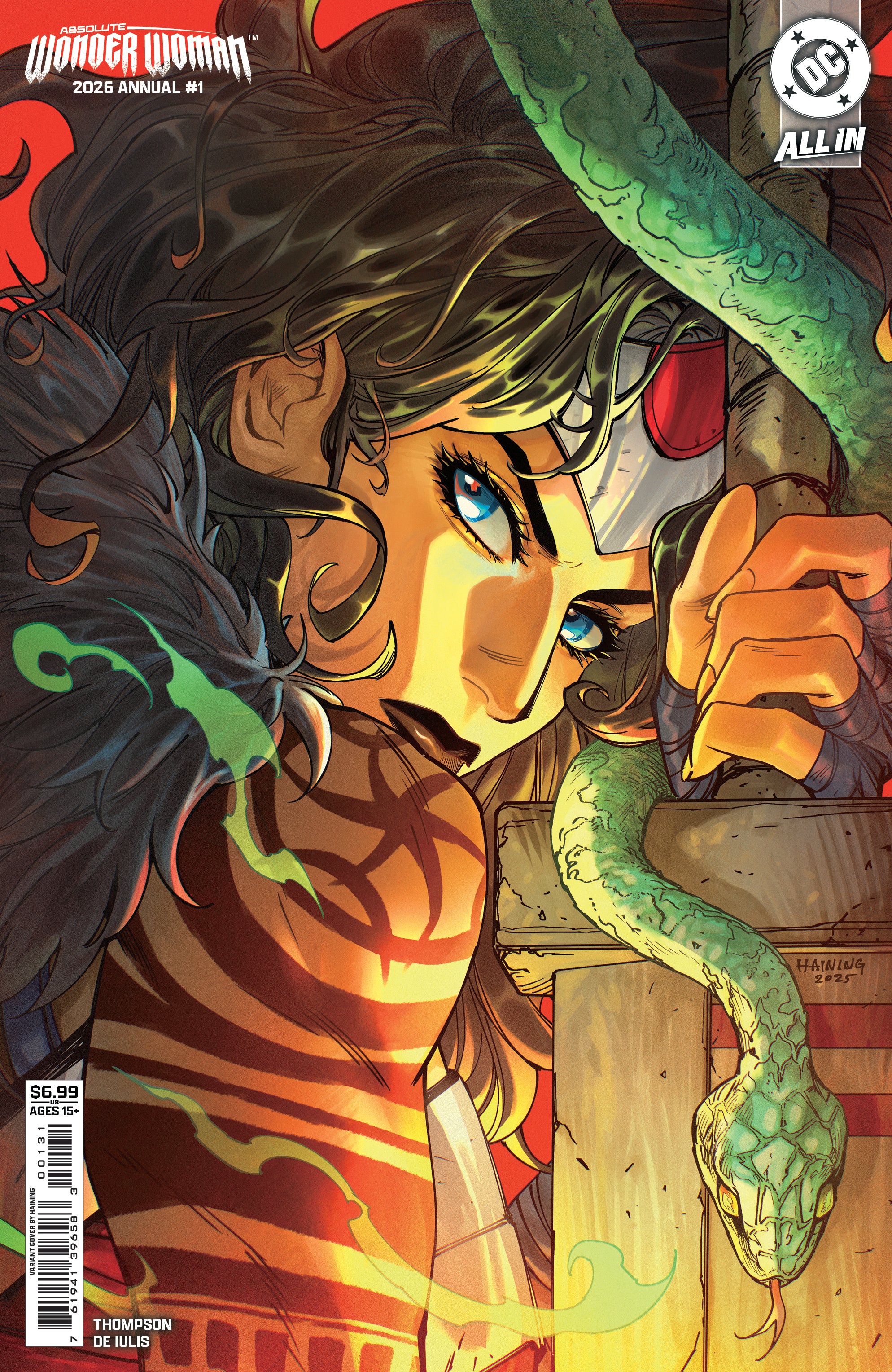 ABSOLUTE WONDER WOMAN ANNUAL 2026 #1 (ONE SHOT) COVER C HAINING CARD STOCK VARIANT