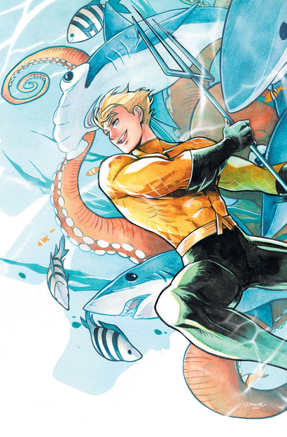 AQUAMAN #14 COVER D SAOWEE CARD STOCK VARIANT