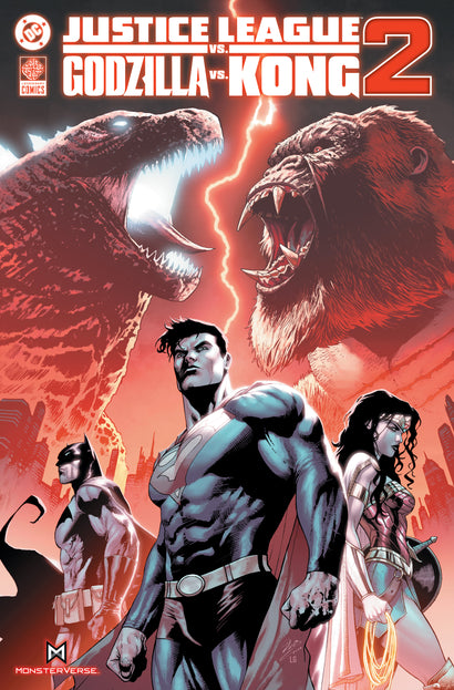 JUSTICE LEAGUE VS GODZILLA VS KONG 2 HARDCOVER