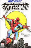 DF MARVEL COMICS COMMISSIONED COVER ART SIGNED AND REMARKED BY MARIANO NICIEZA AND JOE DELBEATO WITH SPIDER-MAN SKETCH