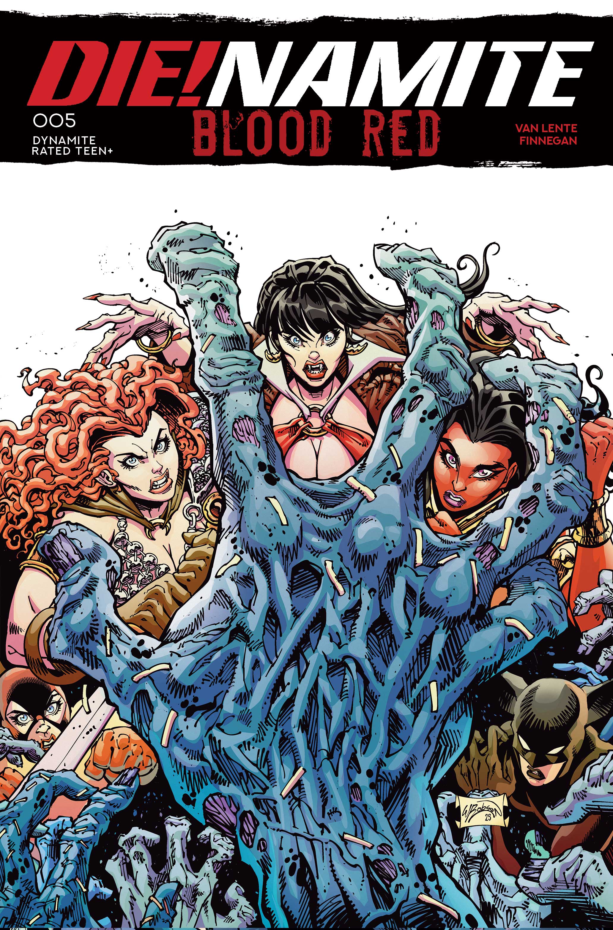 DIENAMITE BLOOD RED #5 COVER D WILL ROBSON VARIANT