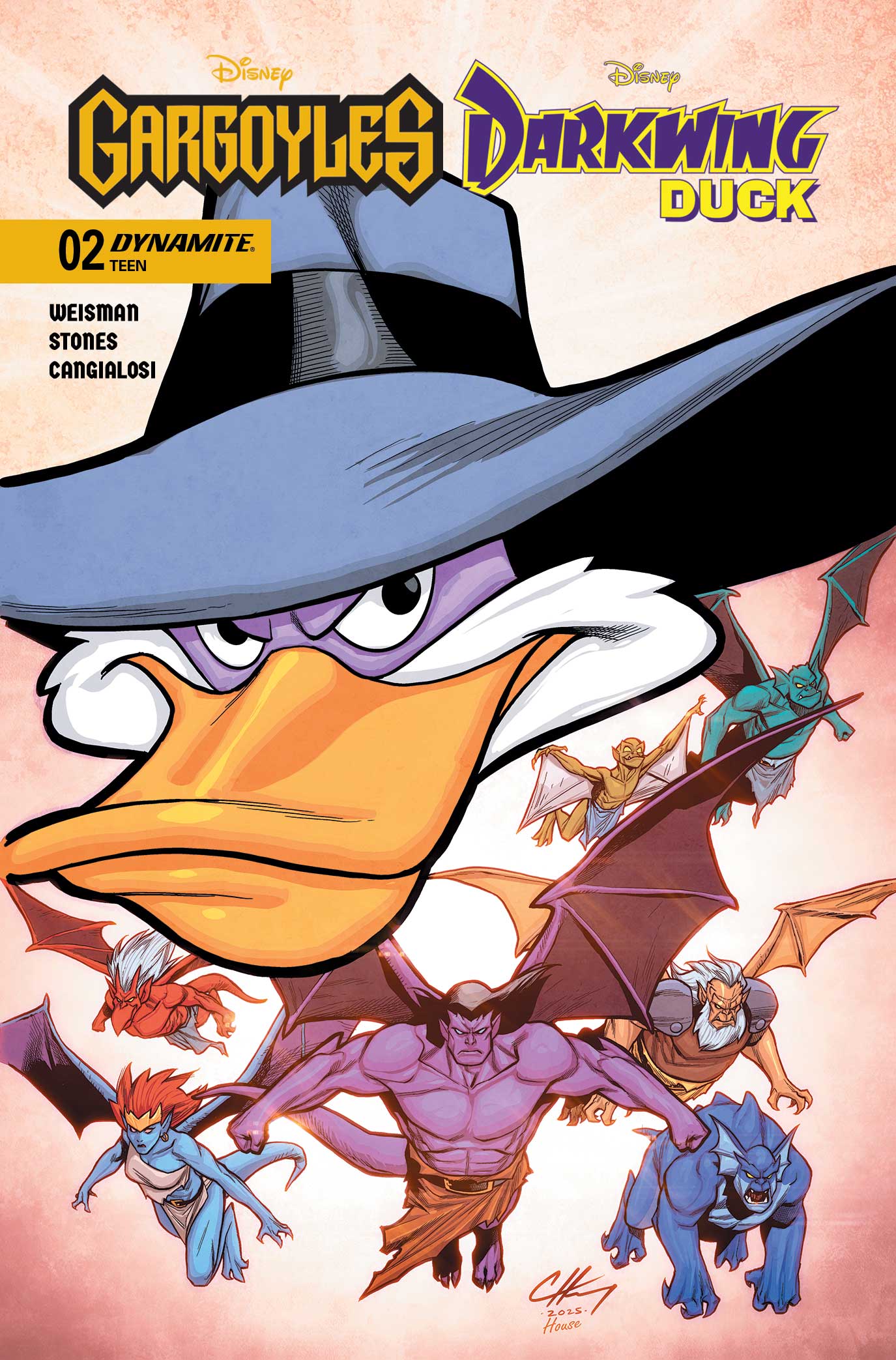 GARGOYLES DARKWING DUCK #2 COVER C CLAYTON HENRY VARIANT