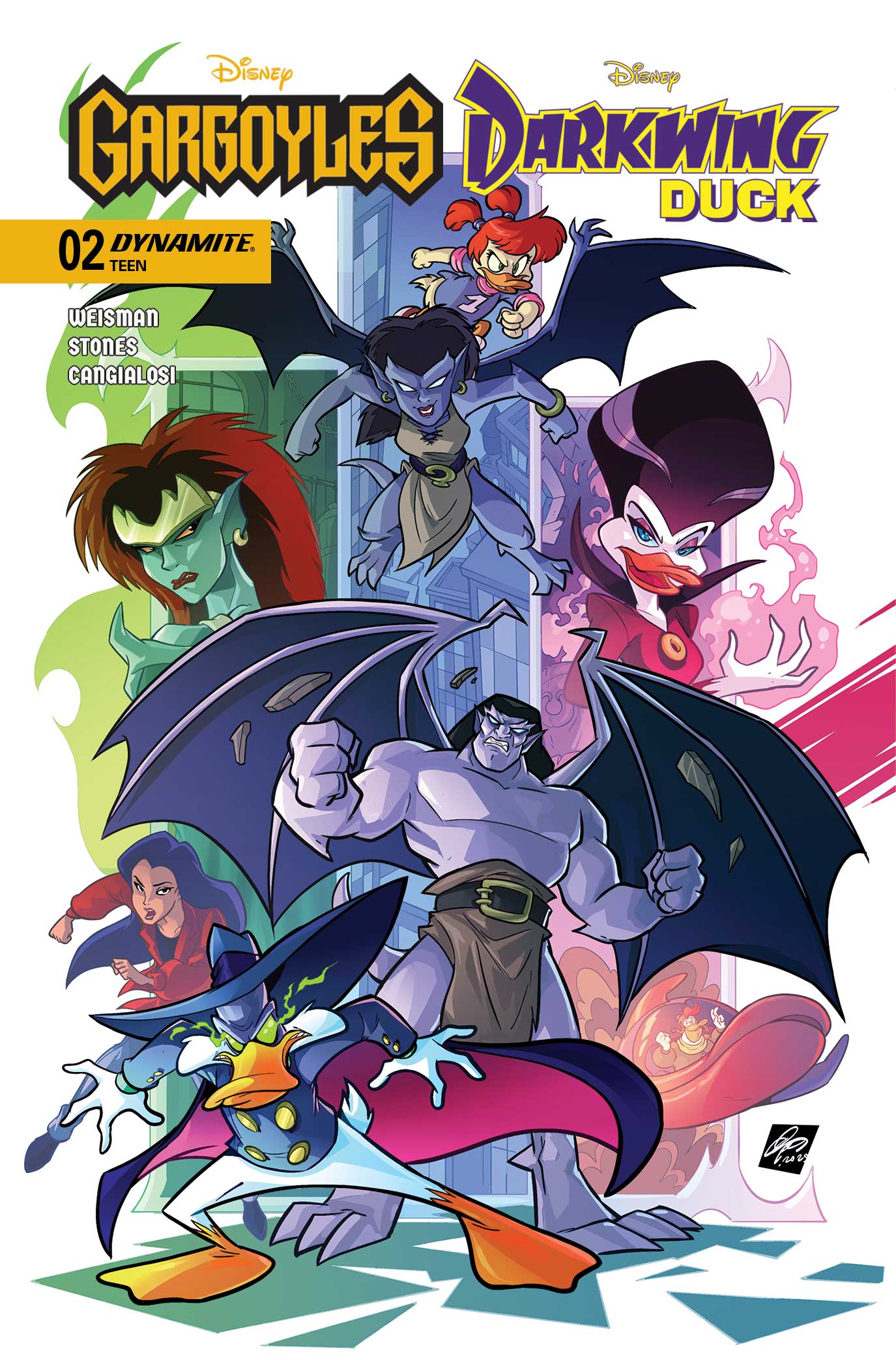GARGOYLES DARKWING DUCK #2 COVER D CIRO CANGIALOSI VARIANT