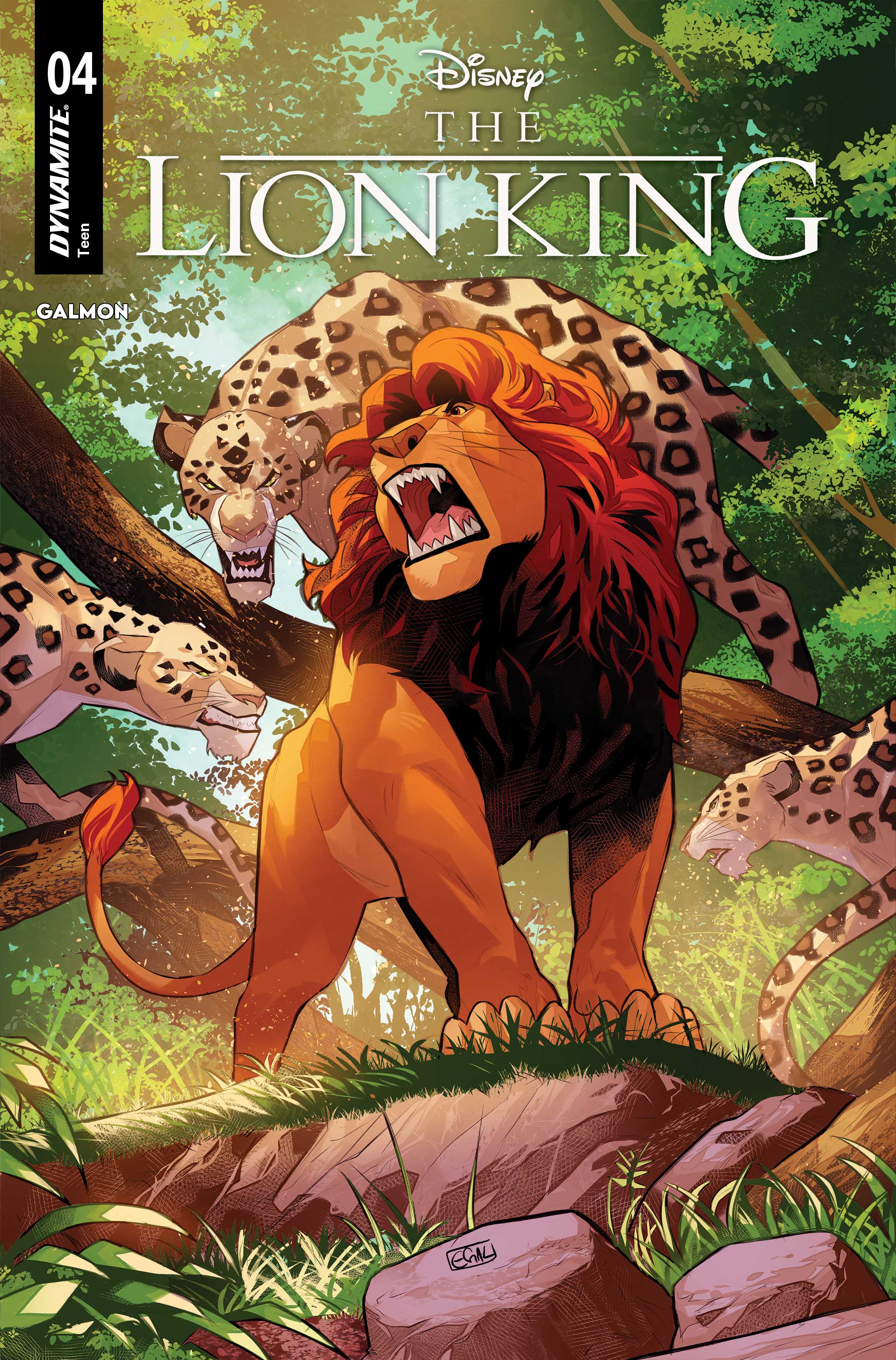 LION KING #4 COVER A EDWIN GALMON