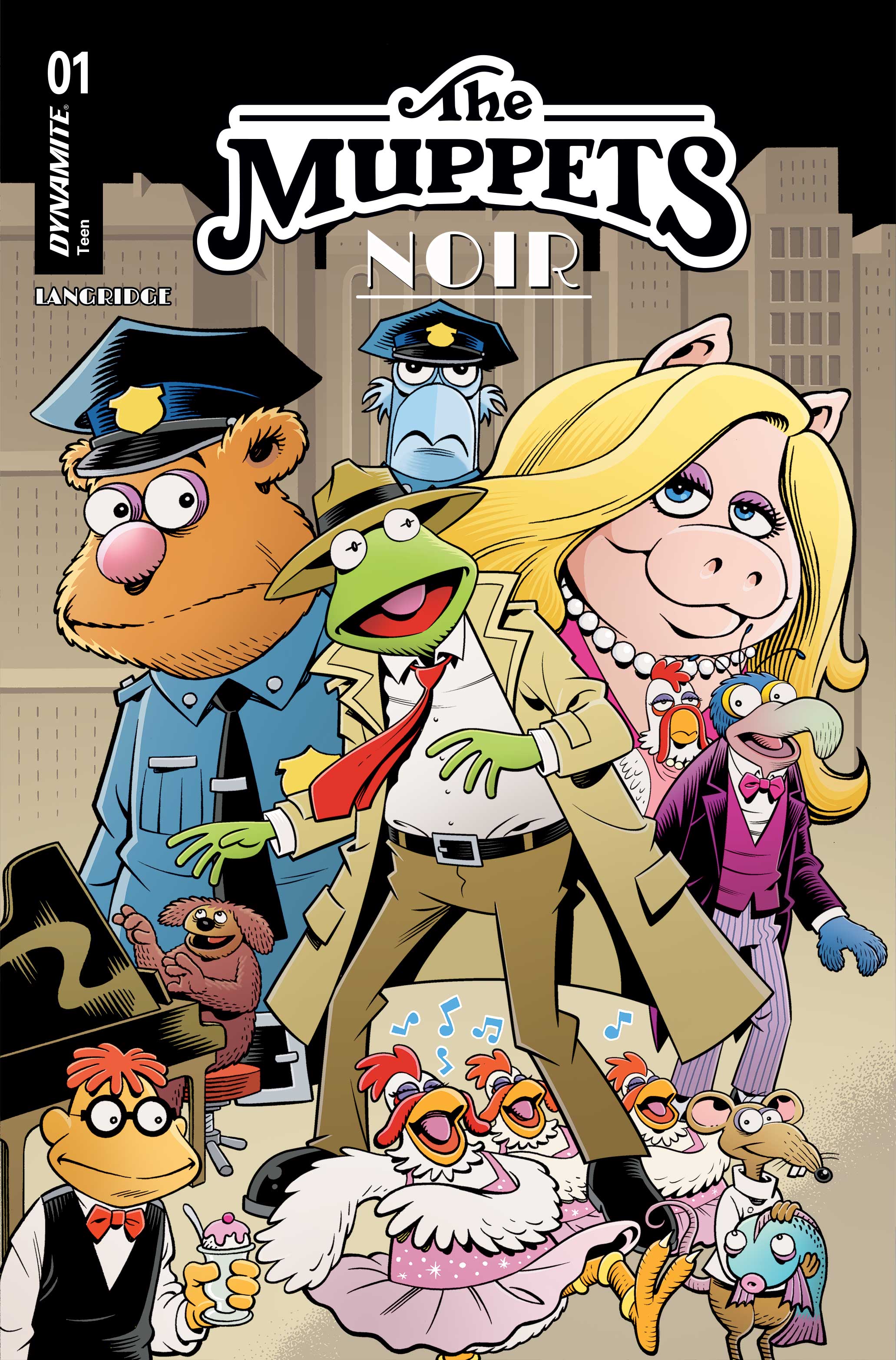 MUPPETS NOIR #1 COVER A ROGER LANGRIDGE