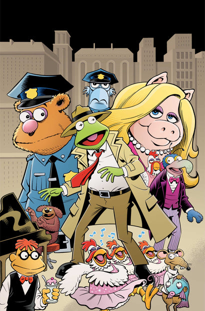 MUPPETS NOIR #1 COVER E ROGER LANGRIDGE METAL VIRGIN VARIANT