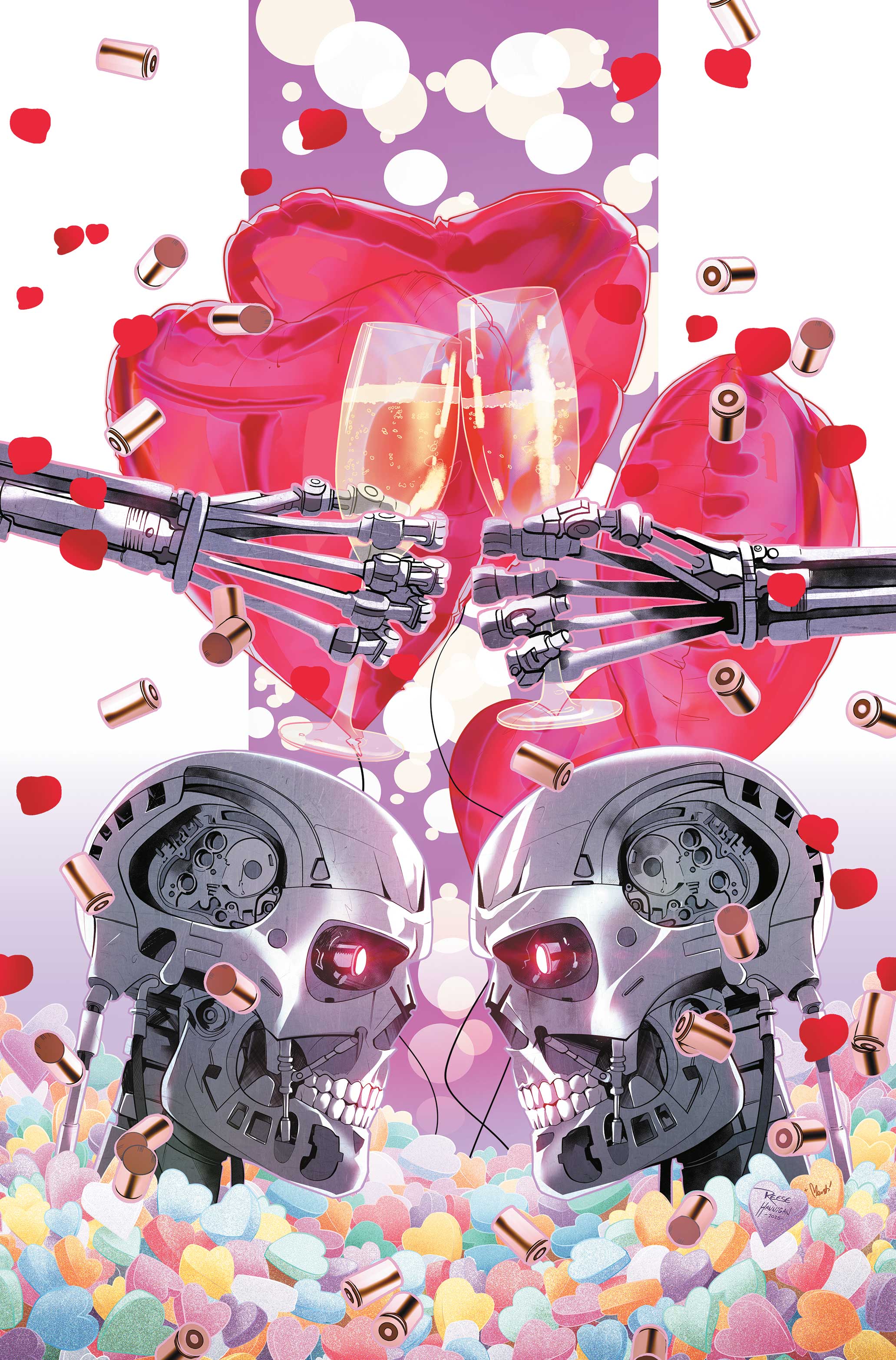 TERMINATOR METAL #5 COVER E REESE HANNIGAN METAL VIRGIN VARIANT