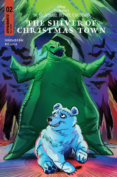 TIM BURTONS THE NIGHTMARE BEFORE CHRISTMAS THE SHIVER OF CHRISTMAS TOWN #2 COVER B SOO LEE VARIANT