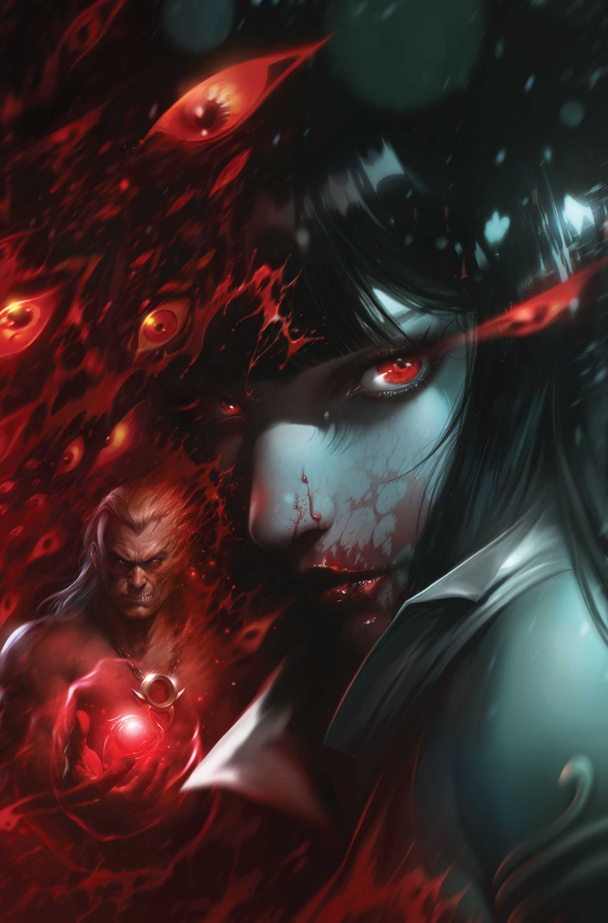VAMPIRELLA ARMAGEDDON #8 COVER E FRANCESCO MATTINA METAL VIRGIN COVER VARIANT