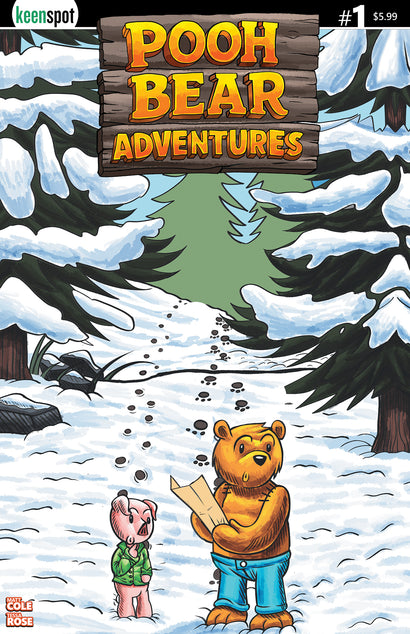 POOH BEAR ADVENTURES #1 COVER D JOSE CHIRINOS (BAGGED WITH TRADING CARD)