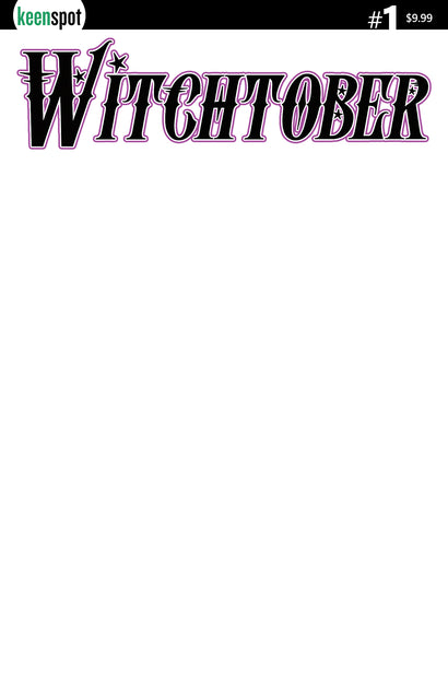 WITCHTOBER #1 COVER B BLANK SKETCH  COLORING BOOK COVER VARIANT