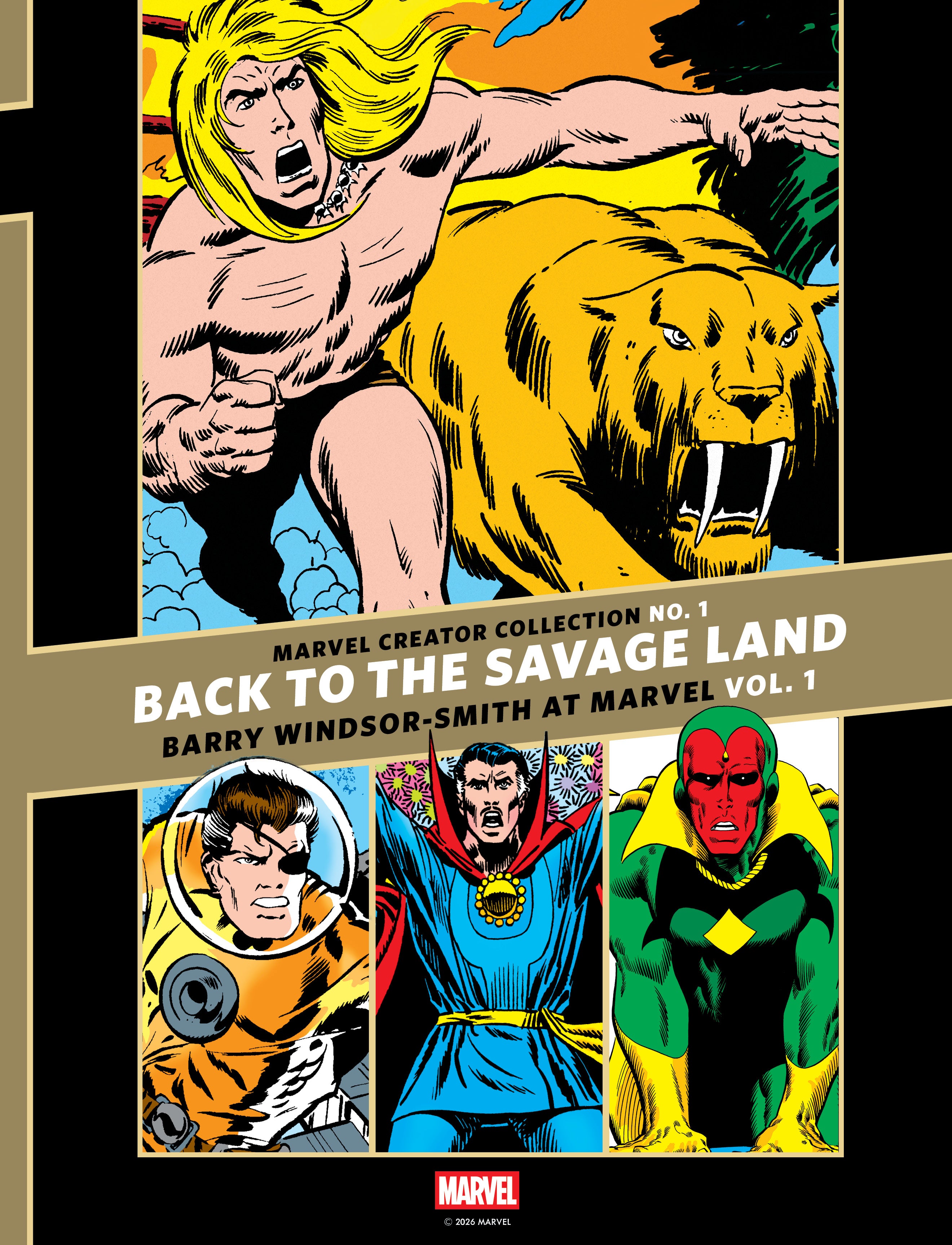 MARVEL CREATOR COLLECTION #1 HARDCOVER VOL 01 BACK TO THE SAVAGE LAND BARRY WINDSOR-SMITH AT MARVEL