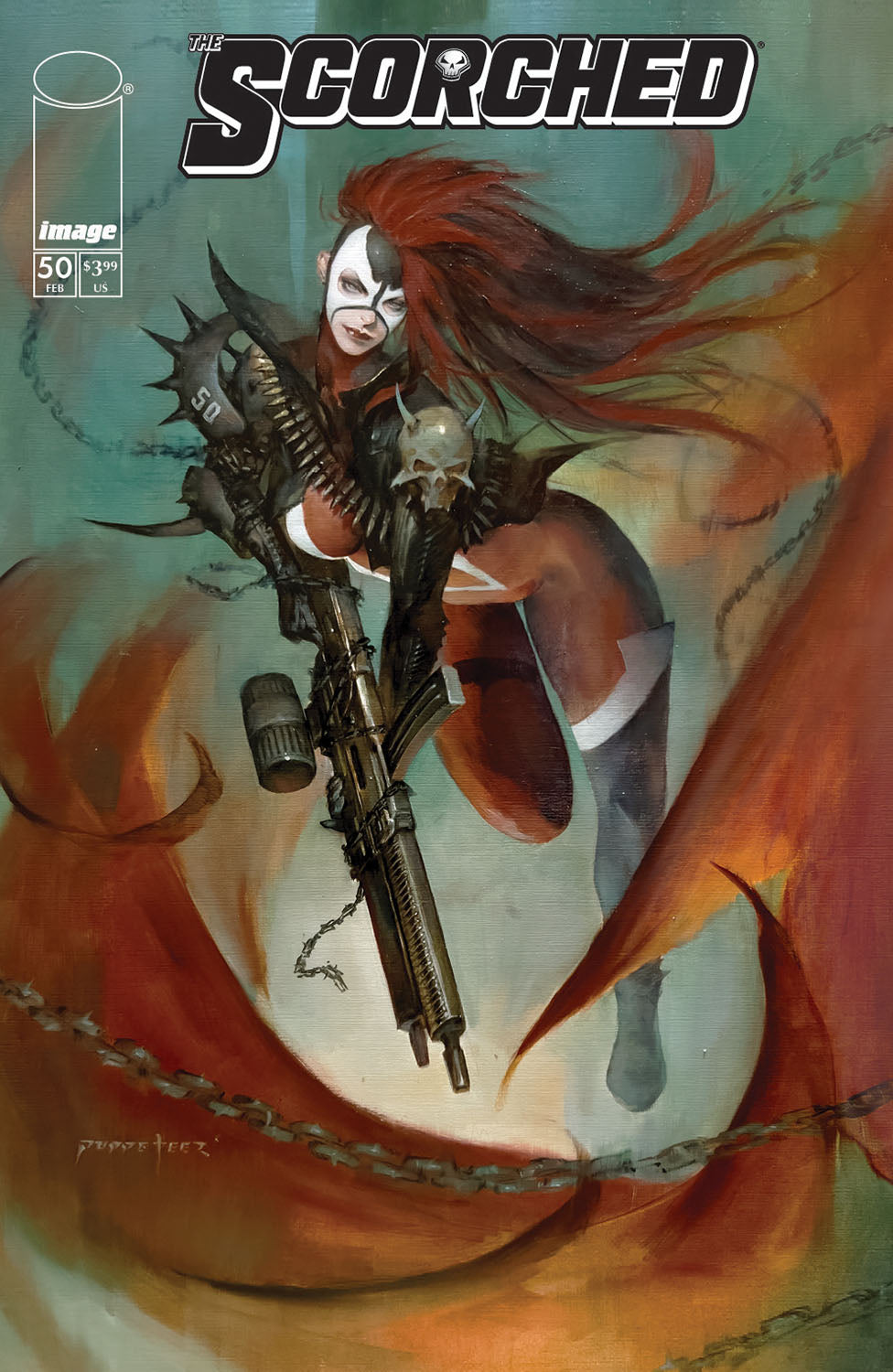 SPAWN SCORCHED #50 COVER B PUPPETEER LEE CONNECTING VARIANT