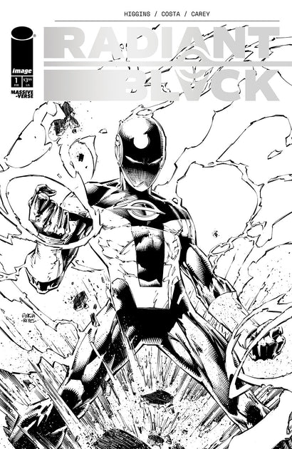 RADIANT BLACK AND WHITE (ONE SHOT) COVER A DAVID FINCH