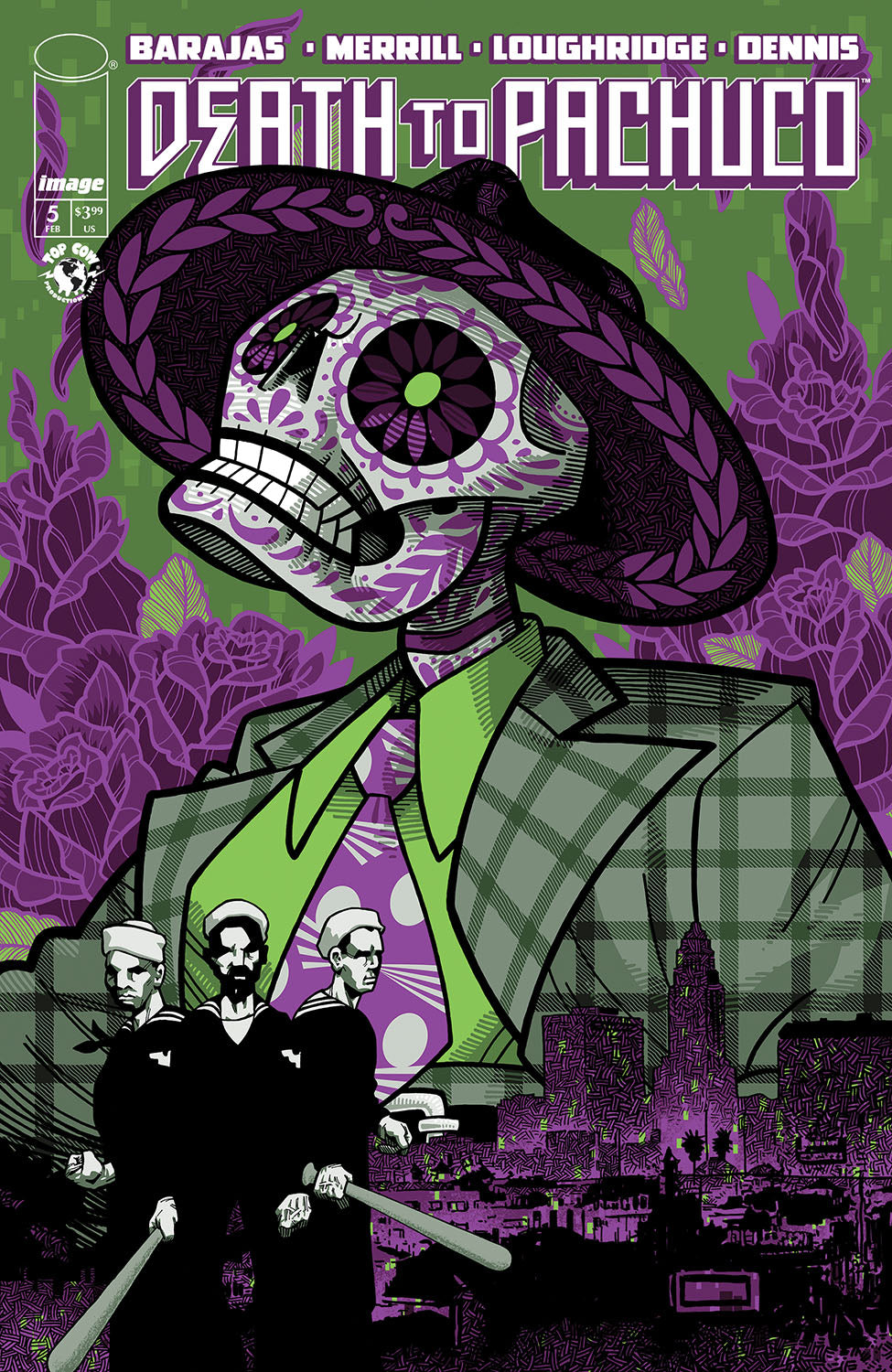 DEATH TO PACHUCO #5 COVER B J GONZO VARIANT