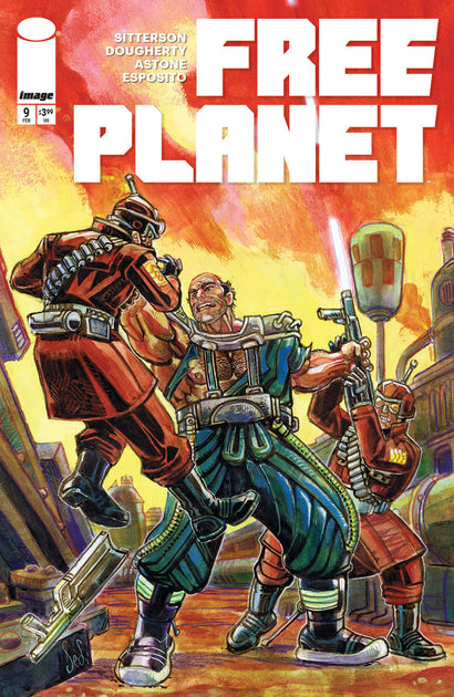 FREE PLANET #9 COVER B JED DOUGHERTY VARIANT